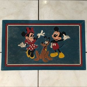 Vintage Disney rubber mat